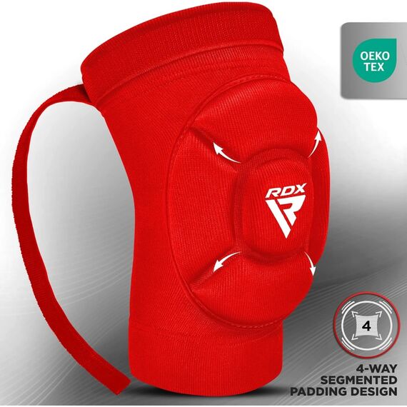 Hosiery Elbow Foam Red/White-L, Size: L, Colour: Rot, 6 image