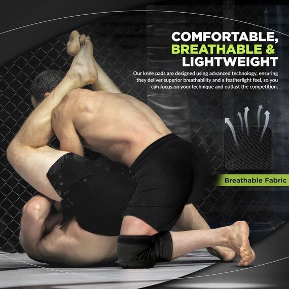 Knee Pads MMA, Size: S, Colour: Schwarz, 2 image