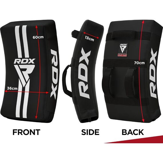 RDX T1 Kick Shield – Best Protection for Combat Training, Size: One Size, Colour: Schwarz, 6 image