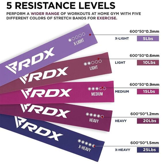 5-in-1 Schleifenwiderstands-Band, Bekleidungsgrösse: One Size, Farbe: Violett, 2 image