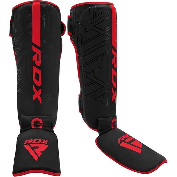 Shin Instep F6 Matte Red-S, Size: S, Colour: Schwarz, 2 image