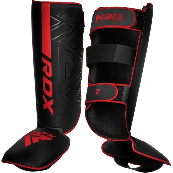 Shin Instep F6 Matte Red-S, Size: S, Colour: Schwarz