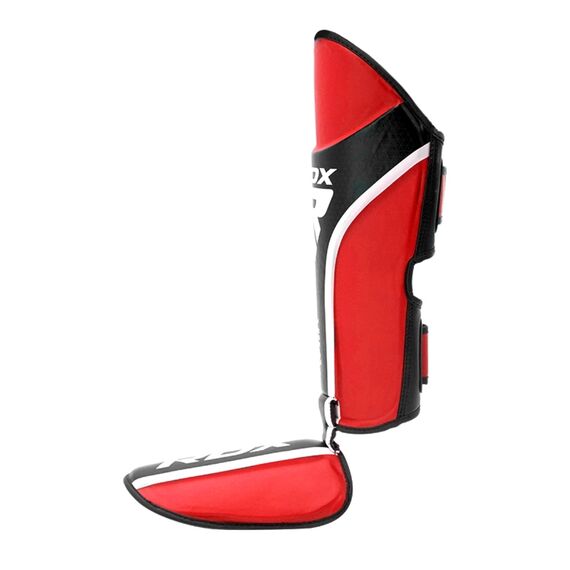RDX Aura Plus T-17 Shin Guards, Size: XL, Colour: Rot, 7 image