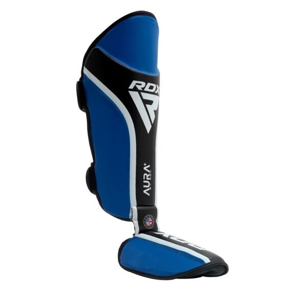 Protège-tibias RDX Aura Plus T-17, Taille: XL, Couleur: Bleu, 3 image