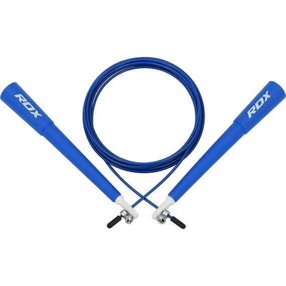 Verstellbar Springseil mit PVC Ummantelung, Farbe: Blau, Länge: 304 cm, 5 image