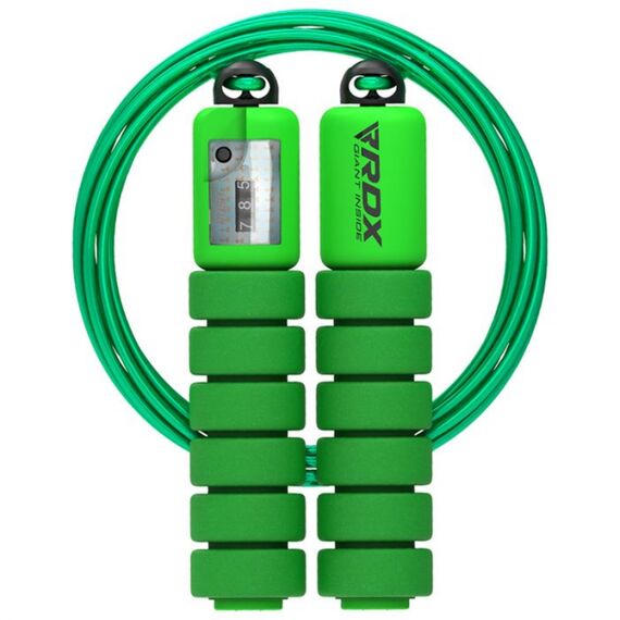 Skipping Rope Kids Plastic Abs Green-10Ft (17583), Colour: Green, Length: 3.10m