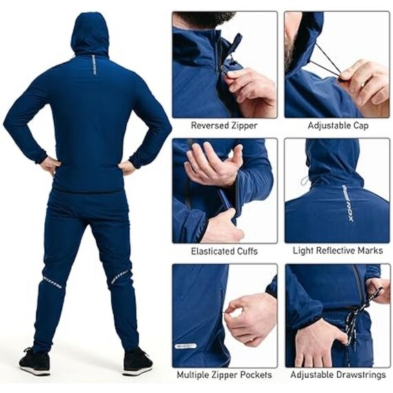 Clothing Sauna Suit H2, Size: 2XL, Colour: Blue, 3 image