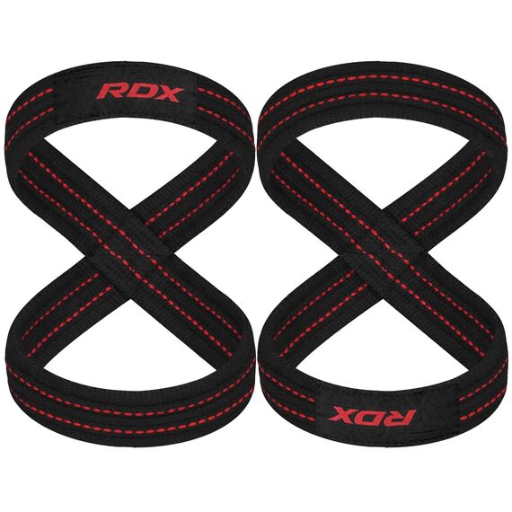 RDX Gym Lifting Cotton Straps, Size: M, Colour: Rot