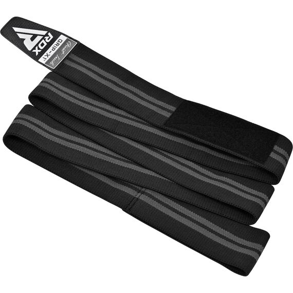 Gym Knee Wrap, Size: One Size, Colour: Schwarz, 2 image