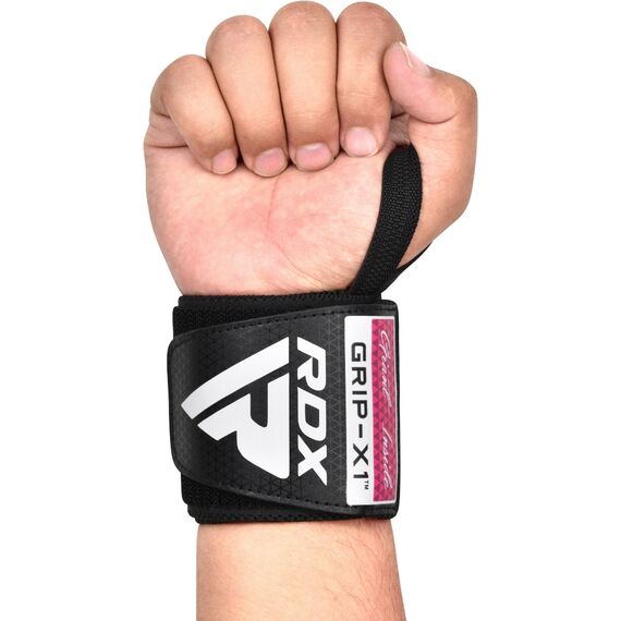 RDX Wrist Support Wraps for Weight Lifting, Size: One Size, Colour: Rosa, 2 image