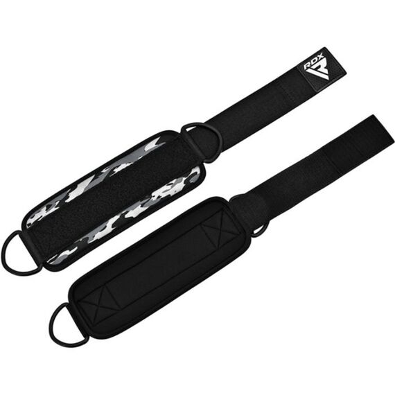 RDX A4 Ankle Straps For Gym Cable Machine, Colour: Grey, 5 image