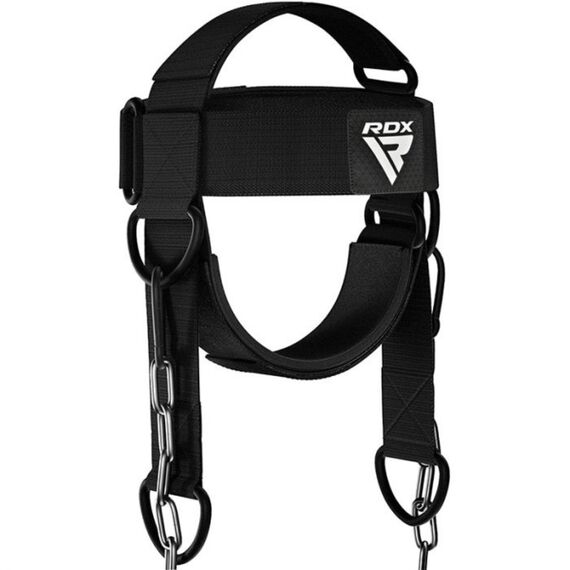 Harnais de Tête et de Cou Pour le Renforcement Musculaire, Couleur: Noir