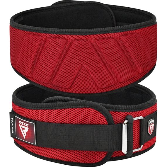 Weightlifting Belt RX4, Size: M, Colour: Rot, 3 image