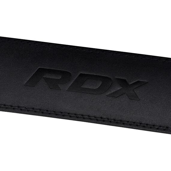 RDX 4 Inch Padded Leather Weightlifting Fitness Gym Belt, Size: S, Colour: Schwarz, 4 image