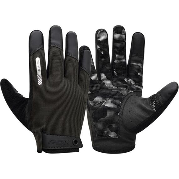 Gym Training Gloves T2 Full Black-L, Size: L, Colour: Schwarz