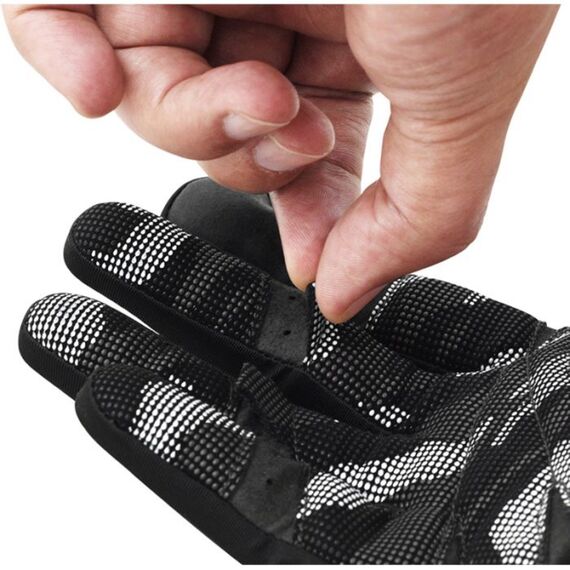 Gym Training Gloves T2 Full Black-L, Size: L, Colour: Schwarz, 7 image
