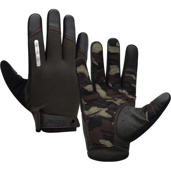 Gym Training Gloves T2 Full Brown-XL, Size: XL, Colour: Braun
