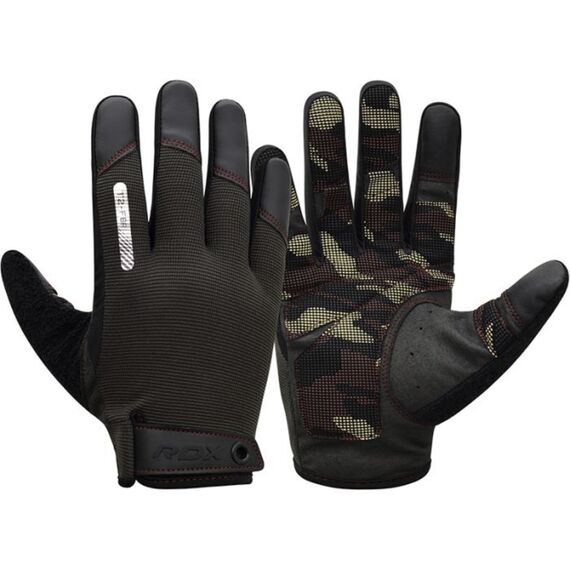 Gym Training Gloves T2 Full Brown-XL, Size: XL, Colour: Braun, 10 image