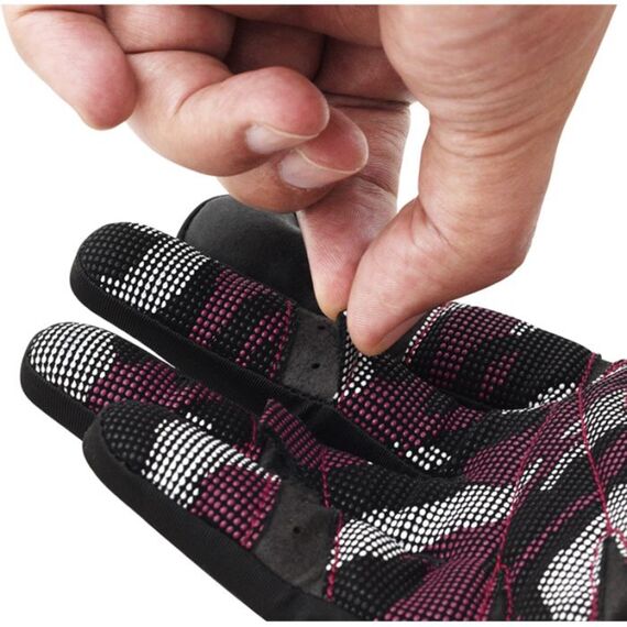 Gants de Fitness à doigt complet pour écran tactile, Taille: L, Couleur: Rose, 9 image