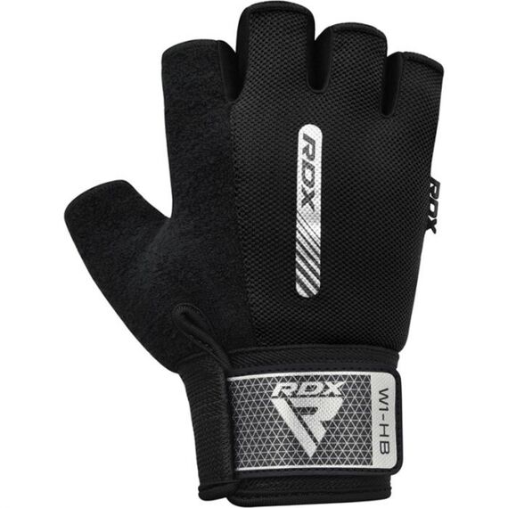 Gym Weight Lifting Gloves W1 Half, Colour: Schwarz, Size: L, 2 image
