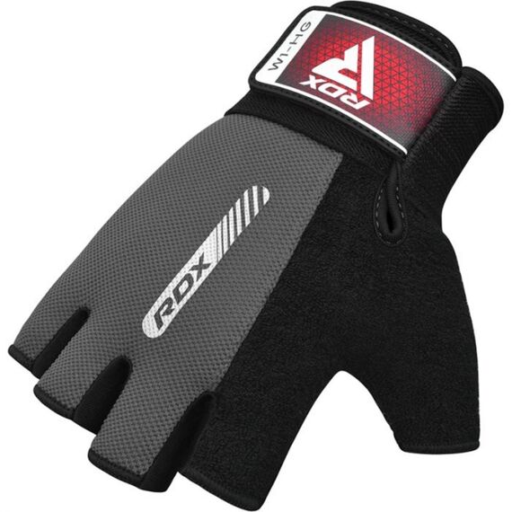 Gym Weight Lifting Gloves W1 Half, Colour: Grey, Size: M, 5 image