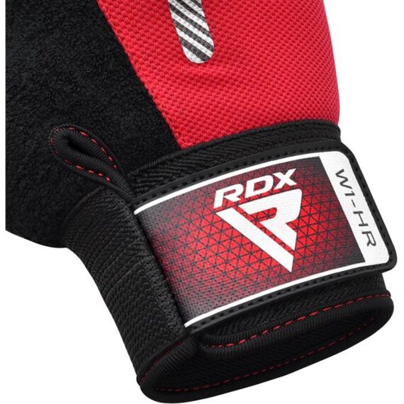 Gym Weight Lifting Gloves W1 Half, Colour: Rot, Size: L, 6 image