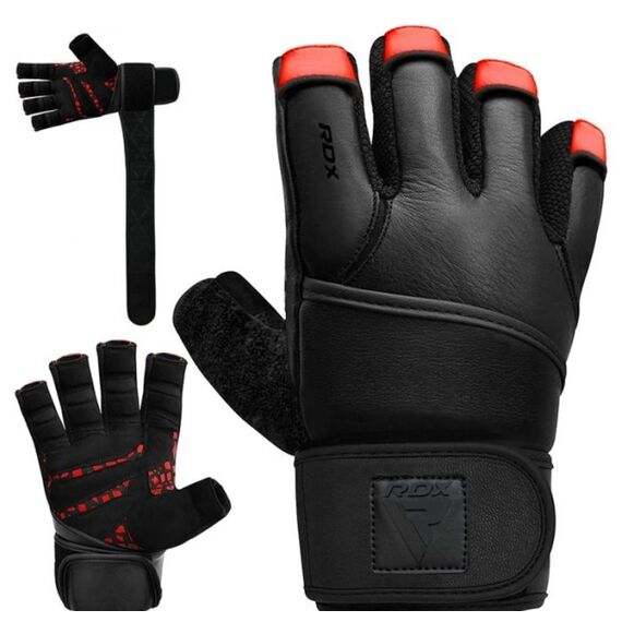 Gym Glove Micro Red/Black Plus-L, Size: M, Colour: Schwarz, 2 image