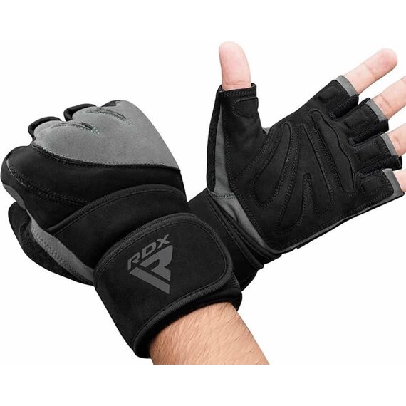 Gym Glove Micro Gray/Black Plus-M, Size: M, Colour: Grey, 4 image