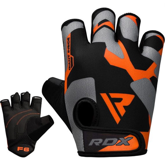 Gym Gloves Sumblimation F6 Orange-S, Size: S, Colour: Orange, 4 image