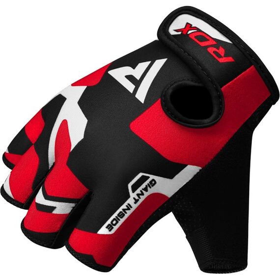Gym Gloves Sumblimation F6 Red-L, Size: L, Colour: Rot, 5 image