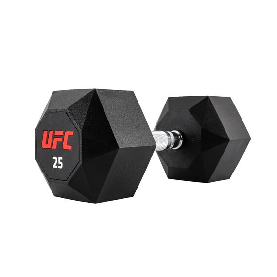 UFC Octagon Sechseckige Hantel 25kg, Farbe: Schwarz, Zusatzgewicht: 25 kg, 5 image