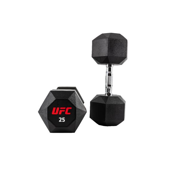 UFC Octagon Sechseckige Hantel 25kg, Farbe: Schwarz, Zusatzgewicht: 25 kg, 4 image