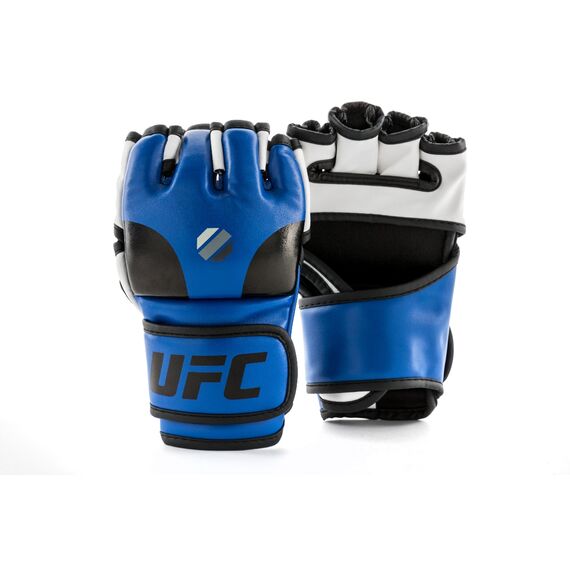 UFC MMA Open Palm Gloves, Colour: Blue, Size: S-M