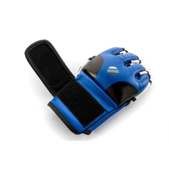 UFC MMA Open Palm Gloves, Colour: Blue, Size: S-M, 15 image