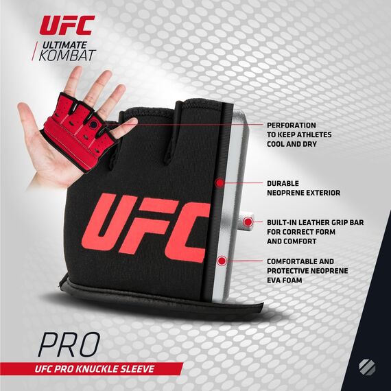 UFC PRO Gel Knuckle Sleeve, Colour: Schwarz, Size: L-XL, 9 image