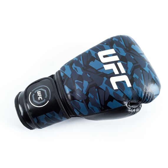 UFC Octagon Camo Boxing Gloves, Colour: Blue, OZ: 10oz, 13 image
