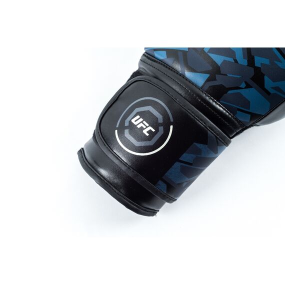 UFC Octagon Camo Boxing Gloves, Colour: Blue, OZ: 10oz, 11 image