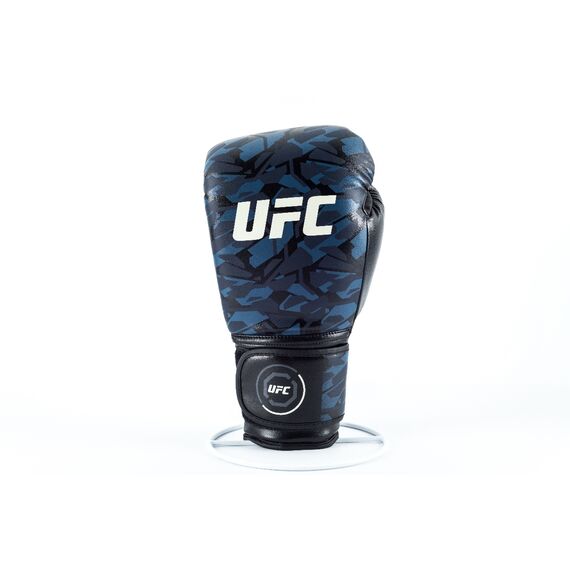 UFC Octagon Camo Boxing Gloves, Colour: Blue, OZ: 10oz, 10 image