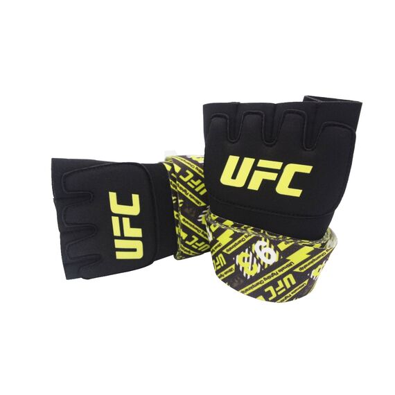 UFC Gel Glove Wraps, Colour: Schwarz, Size: L-XL, 15 image