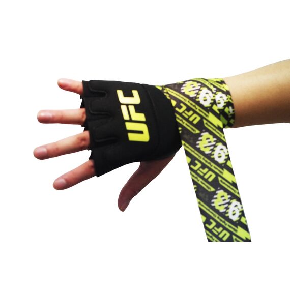 UFC Gel Glove Wraps, Colour: Schwarz, Size: L-XL, 12 image