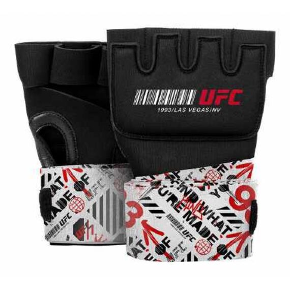 UFC Gel Glove Wraps, Colour: Schwarz, Size: L-XL