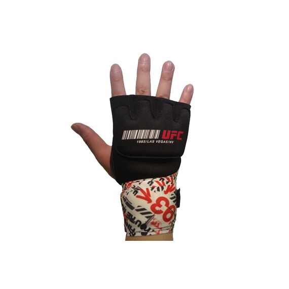 UFC Gel Glove Wraps, Colour: Schwarz, Size: L-XL, 8 image