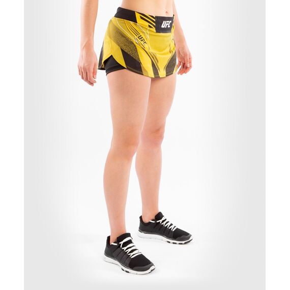 UFC Authentic Fight Night Women's Skort, Colour: Yellow, Size: M, 3 image