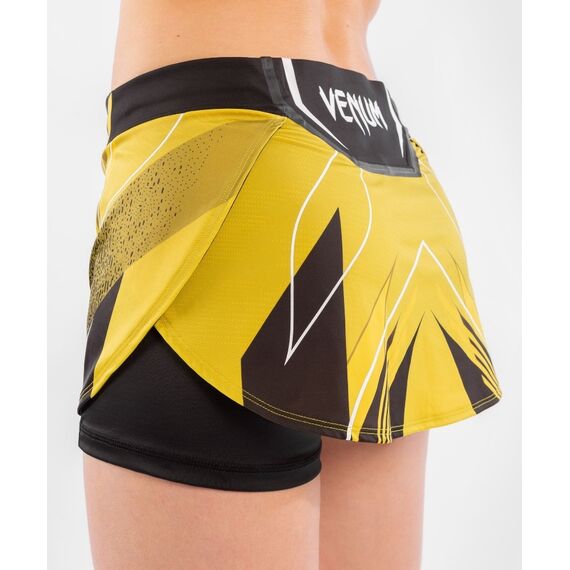 UFC Authentic Fight Night Women's Skort, Colour: Yellow, Size: M, 7 image
