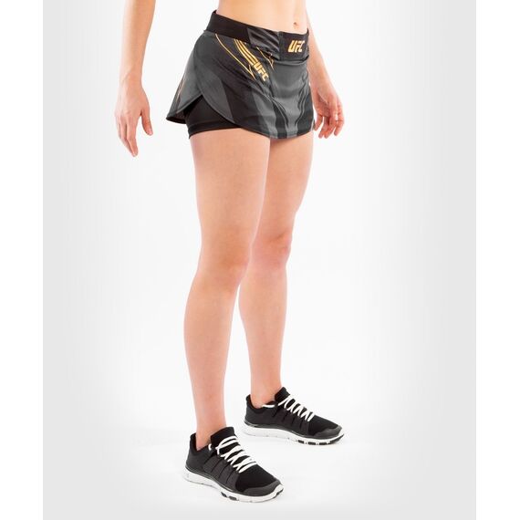 UFC Authentic Fight Night Women's Skort, Colour: Gold, Size: S, 6 image
