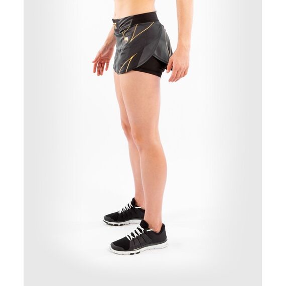 UFC Authentic Fight Night Women's Skort, Colour: Gold, Size: S, 7 image