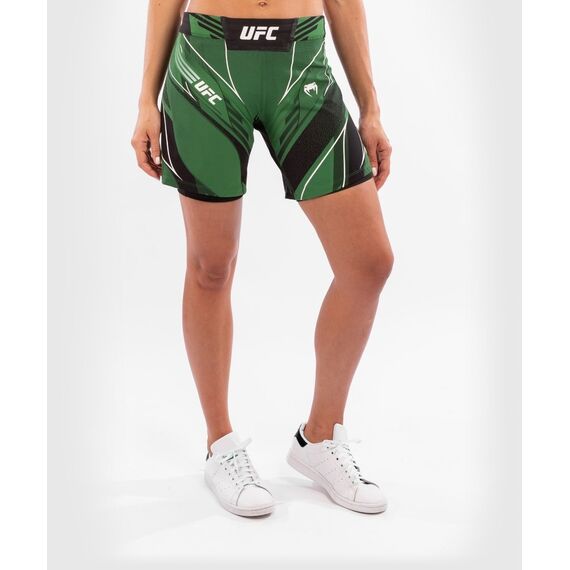Short de combat UFC Authentic Fight Night - Coupe Longue, Couleur: Vert, Taille ne pas utiliser: M, 3 image