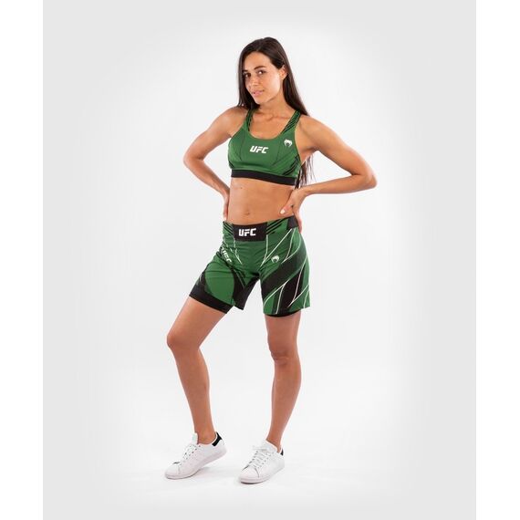 Short de combat UFC Authentic Fight Night - Coupe Longue, Couleur: Vert, Taille ne pas utiliser: M, 6 image