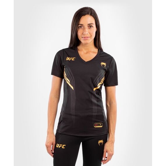 UFC Authentic Fight Night Damen Walkout Trikot, Colour: Gold, Size: S