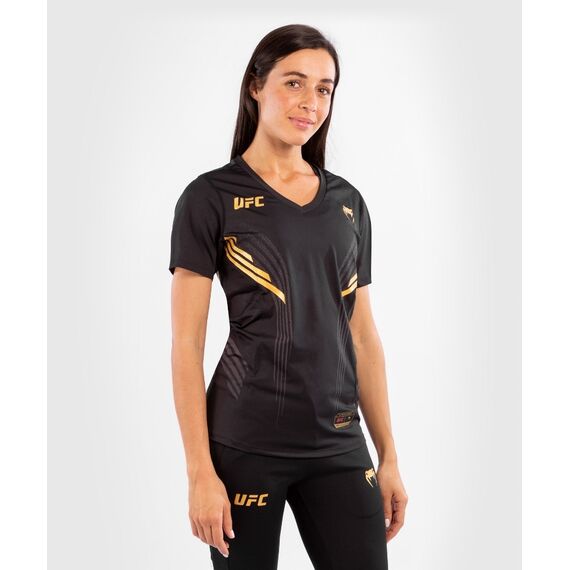 UFC Authentic Fight Night Damen Walkout Trikot, Colour: Gold, Size: S, 3 image